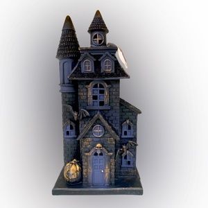 Haunted House New 2023 Creepy Pumpkin Glitter Light Up LED